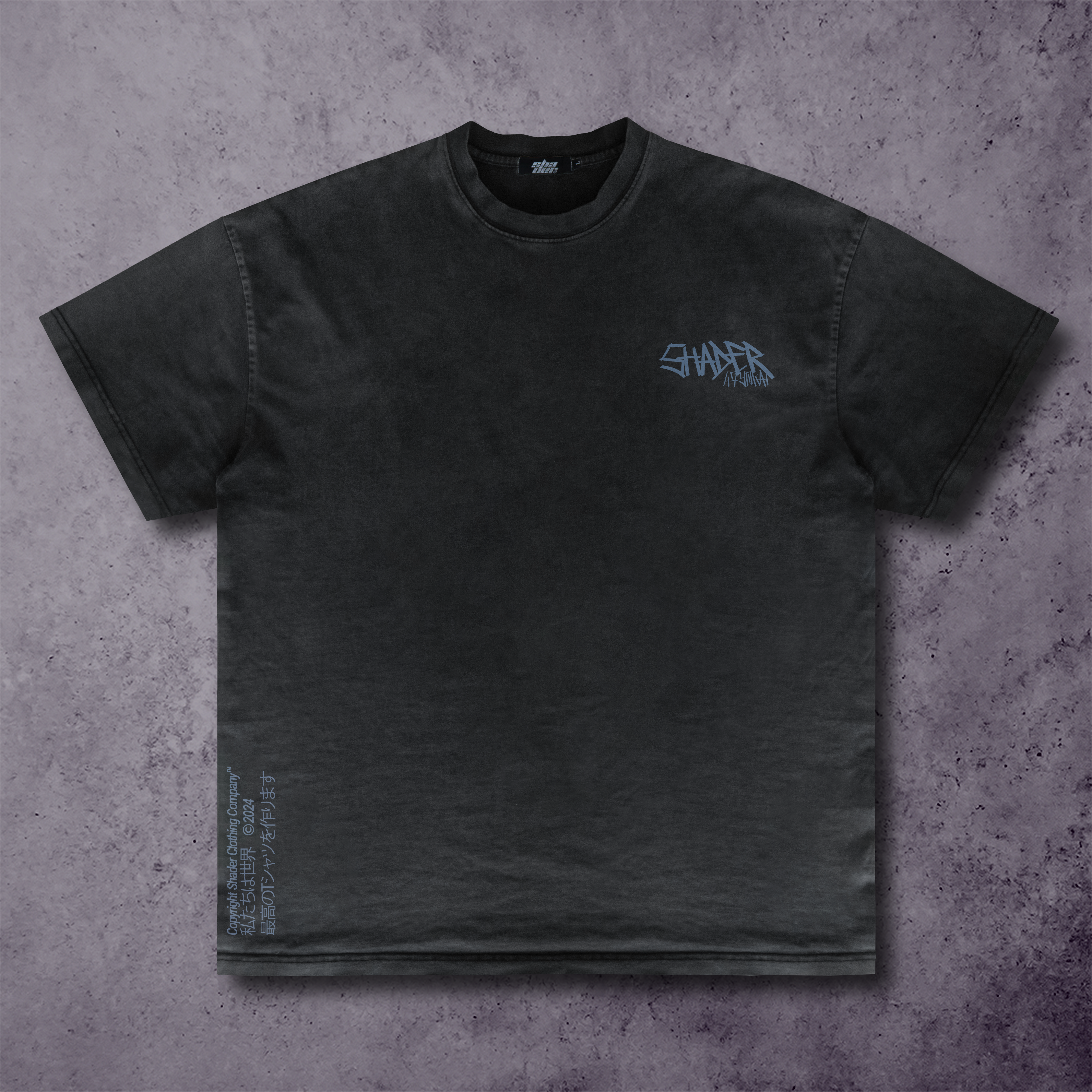 47 Yokai - Acid Wash Dark Grey